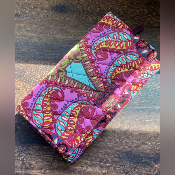 Vera Bradley Handbags - Vera Bradley Maroon Wallet Wristlet